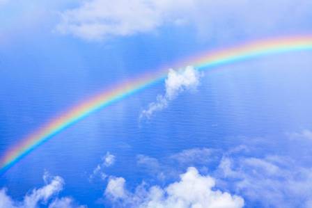 rainbow in sky